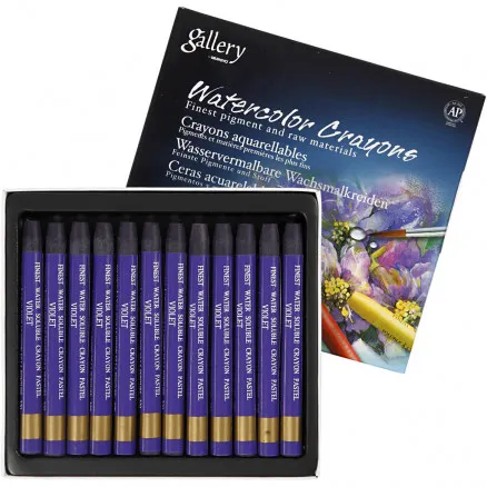 Gallery Aquarell, Violett (320), L: 9,3 cm, 12 Stk / 1 Pkg.