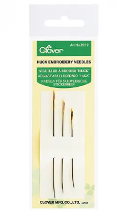 Clover Sticknadeln Gebogene Spitze 3 Größen 3 Stk