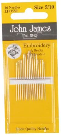 John James Sticknadeln Gr. 5/10 - 16 Stk.