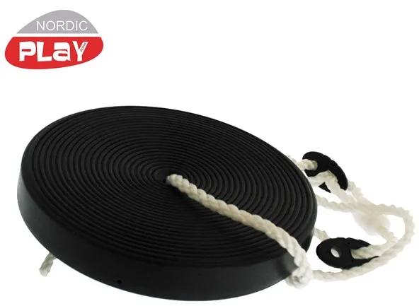 Nordic Play Tellerwipp schwarz m/Seil