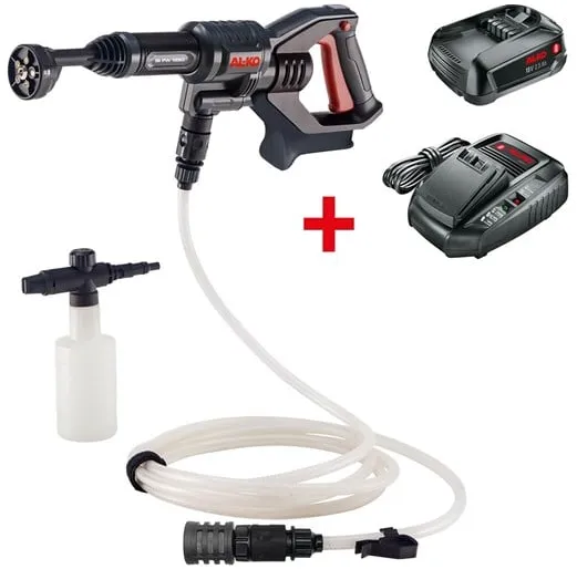 AL-KO Hochdruckreiniger Akku-Reiniger PW 1850 18 V inkl. Akku und Ladegerät