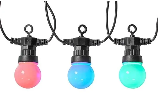 Nedis SmartLife Party Lichterkette - 10 Meter mit 20 Lampen - RGB