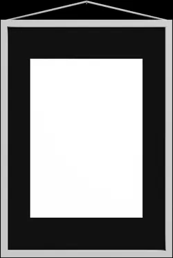 Moebe Rahmen A3 Gebürstetes Aluminium