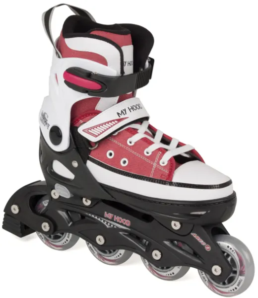 Inliner My Hood Canvas Rollers rot Größe 29-32