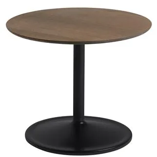 Muuto Soft Couchtisch Rauch-Eiche/Schwarz Ø48 H40