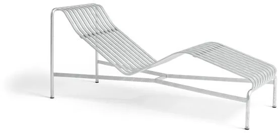 HAY Palissade Chaise Longue Warmverzinkter Stahl