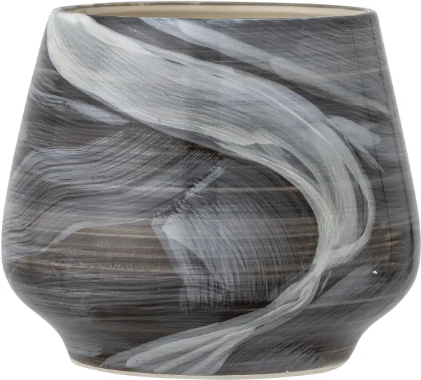 Skjalm, Glasur, braun, Keramik