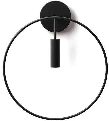 Estiluz Revolta Schwarze Wandleuchte