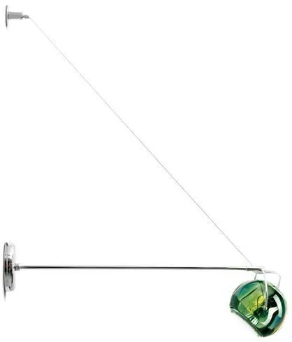 Fabbian Beluga Wandleuchte mit Grünem Arm